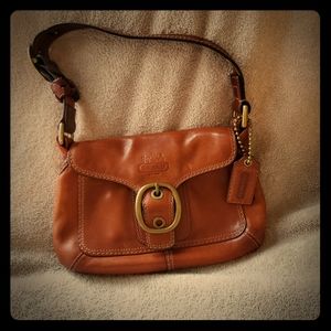Coach Cognac Small Shoulder Bag